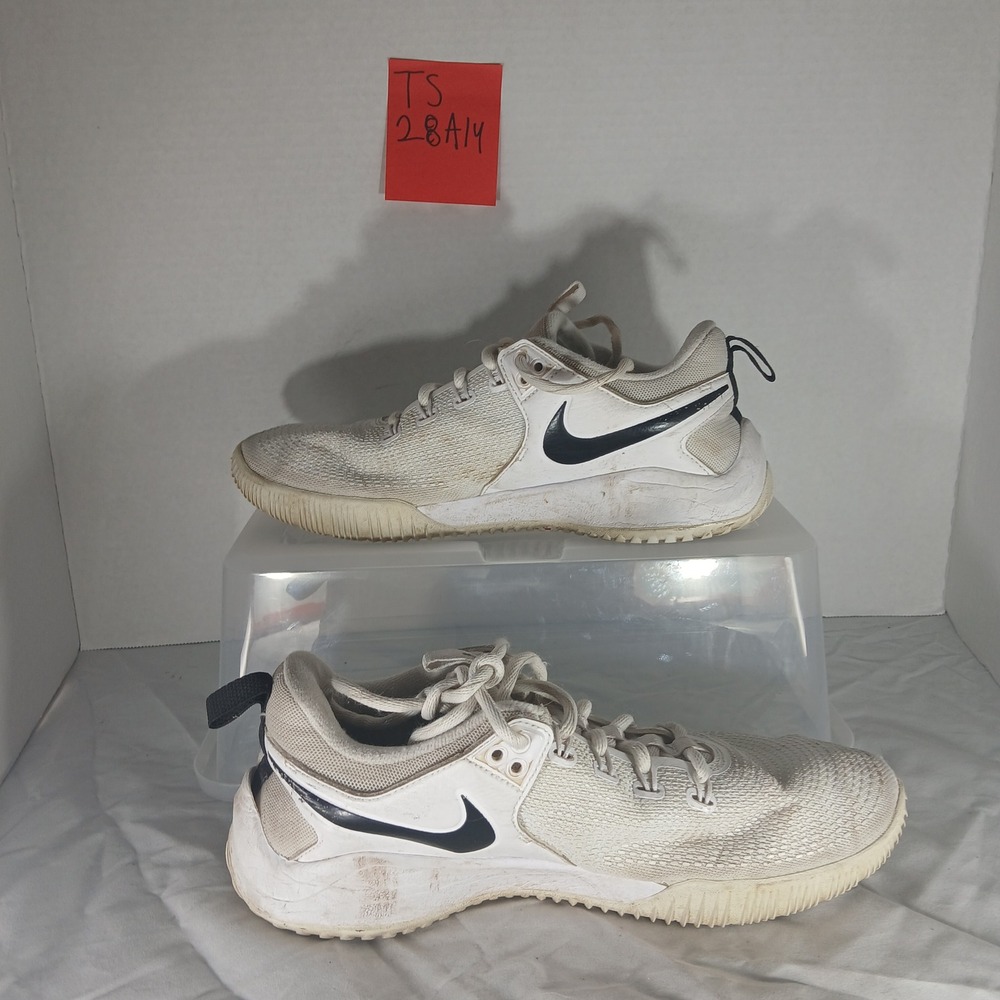 Nike Zoom HyperAce 2 Volleyball‎ Shoes Sneakers White Black AA0286-100 Size 8.5 - Picture 2 of 8